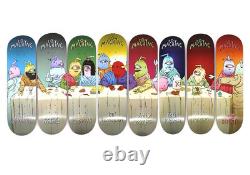 SUPER RARE Last Supper Toy Machine Skateboard Deck Ed Templeton FULL SET OF 8