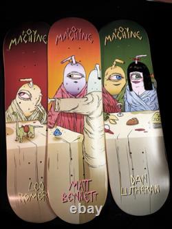 SUPER RARE Last Supper Toy Machine Skateboard Deck Ed Templeton FULL SET OF 8