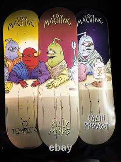 SUPER RARE Last Supper Toy Machine Skateboard Deck Ed Templeton FULL SET OF 8
