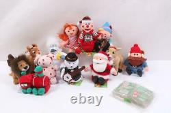 Set of 12 Rudolph &The Island of Misfits Plush Toys Full Set of 12 NWT + Holders