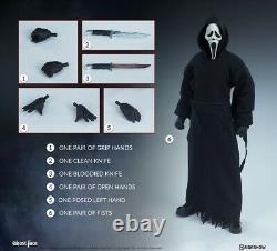 Sideshow 16 Terror Series Scream Ghost Face Action Figure 100447 Full Set Toy