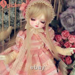 Sleepy Bambi Girl 1/4 BJD Doll Ball Joint Doll Resin Eyes Full Set Toy Xmas Gift