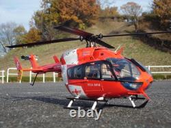 Small Helicopter Ec-145 Full Set Model Kit Remote Control Toy Aircraft Hobby