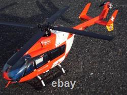 Small Helicopter Ec-145 Full Set Model Kit Remote Control Toy Aircraft Hobby