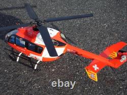Small Helicopter Ec-145 Full Set Model Kit Remote Control Toy Aircraft Hobby