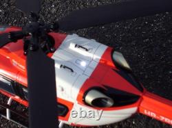 Small Helicopter Ec-145 Full Set Model Kit Remote Control Toy Aircraft Hobby