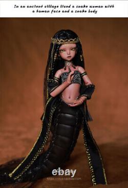 Snake Fantasy Girl 1/6 BJD Doll Female Resin Ball Jointed Full Set Doll Tail toy