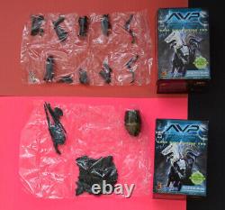 Snap Kits Hot Toys Alien vs Predator AVP Series 2 FULL SET Alien Queen + box