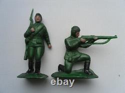Soviet Vintage Full Set of Toy Soldiers Soldiers in Battle 1980s Mega Rare NOS