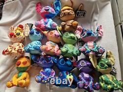 Stitch Crashes Disney Full Set Bundle Plushes All 12/12 BNWT