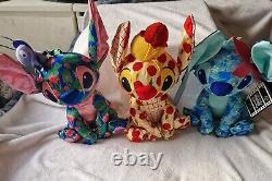 Stitch Crashes Disney Full Set Bundle Plushes All 12/12 BNWT