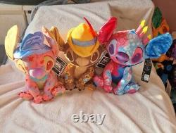 Stitch Crashes Disney Full Set Bundle Plushes All 12/12 BNWT