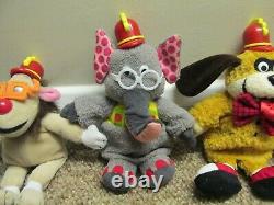 THE BANANA SPLITS SOFT TOYS COMPLETE FULL SET WITH TAGS PLUSH x4