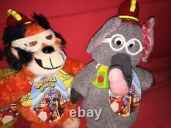 THE BANANA SPLITS SOFT TOYS COMPLETE FULL SET WITH TAGS PLUSH x4