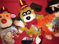 THE BANANA SPLITS SOFT TOYS COMPLETE FULL SET WITH TAGS PLUSH x4