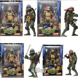 TMNT 1990 7 Action Figure Teenage Mutant Ninja Turtles neca Kids Gift Toys