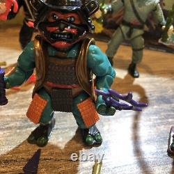 TMNT Playmate Samurai 3 Movie Full Set Of Action Figures 1993 Near Complete