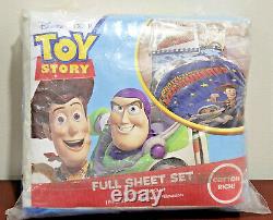 TOY STORY Protecting Toys Everywhere, VINTAGE Full Sheet Set NewithOpen Pkg 4-Piece