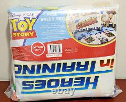 TOY STORY Protecting Toys Everywhere, VINTAGE Full Sheet Set NewithOpen Pkg 4-Piece