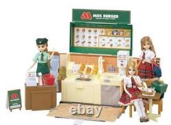Takara Tomy Licca Chan Doll Playing House Toy Mos Burger Shop Full Set