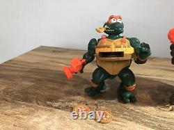 Teenage Mutant Ninja Turtles TMNT Ninja Power Pizza Tossing Full Set 4