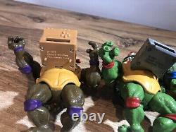 Teenage Mutant Ninja Turtles TMNT Ninja Power Pizza Tossing Full Set 4