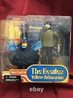 The Beatles Yellow Submarine Action Figures Full Set McFalrane Toys 2004 NEW