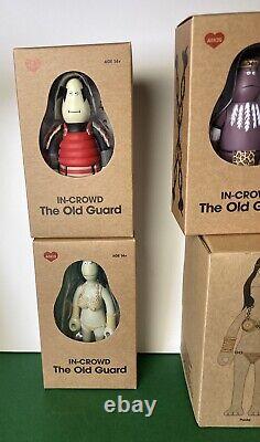 The In Crowd Old Guard Amos Toys James Jarvis Full Set 6 Figurines Excellent LUC