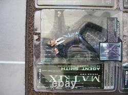 The Matrix, Reloaded & Revolutions Full Set + Spare Trinity (McFarlane Toys)