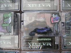 The Matrix, Reloaded & Revolutions Full Set + Spare Trinity (McFarlane Toys)