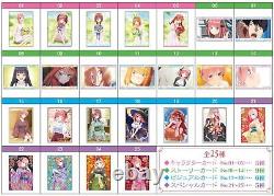 The Quintessential Quintuplets Card Collection Toy 25 Types Full Comp Set New