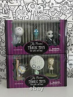 Tim Burtons Tragic Toys- Full Set Of 12 Vinyl Figures