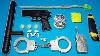 Top Police Cop Pistol Best Box Of Toy Gun Arsenal Package Set Unboxing