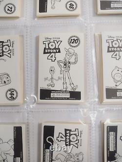 Toy Story 4 Disney/pixar Panini Hard Cover Album + Full Set Stickers + Cards