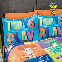 Toy Story 4 Kids Original Licensed Reversible Comforter Set 3 Pcs Full Size