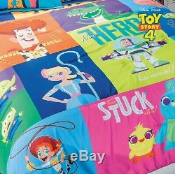 Toy Story 4 Kids Original Licensed Reversible Comforter Set 3 Pcs Full Size