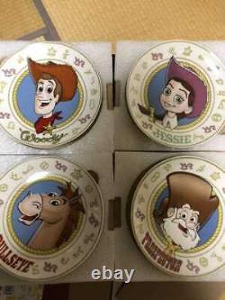 Toy Story Art Face Picture Plate Collection Roundup Dish Full 4 Set F/S Expedite