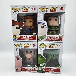 Toy Story Funko POP! 20th Anniversary Full Set! Woody, Buzz Lightyear, Hamm, Rex