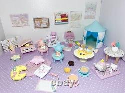 UK Seller Re-ment Little Twin Stars Dolly Room Full Set of 8 Very Rare