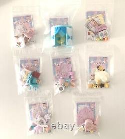 UK Seller Re-ment Little Twin Stars Dolly Room Full Set of 8 Very Rare