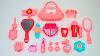 Unboxing Miniature Plastic Full Beauty Set Collection L Ladies Beauty Toy Set Review