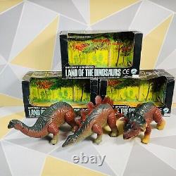Vintage Land of The Dinosaur Collectible Toys Battery Operated Full Set VGC