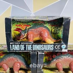 Vintage Land of The Dinosaur Collectible Toys Battery Operated Full Set VGC