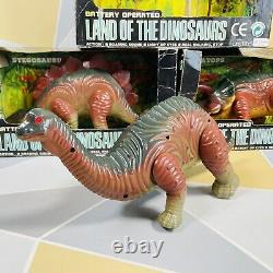 Vintage Land of The Dinosaur Collectible Toys Battery Operated Full Set VGC