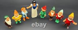 Vintage Lead Snow White And The Seven Dwarfs Full Set VGC