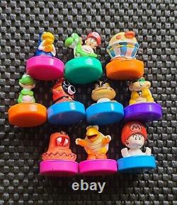 Vintage Nintendo Yoshis Island DS Stamp figures Mini Rare Promo NES GBA FULL SET