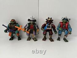 Vintage Playmates Teenage Mutant Ninja Turtles Movie 3 Samurai Full Set TMNT