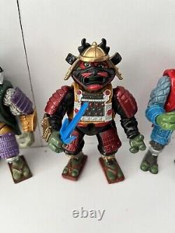 Vintage Playmates Teenage Mutant Ninja Turtles Movie 3 Samurai Full Set TMNT