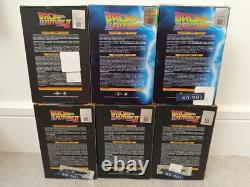 X6 Back to the Future Hot Toys FULL SET Cosbaby Marty, Doc, Biff, Griff Tannen