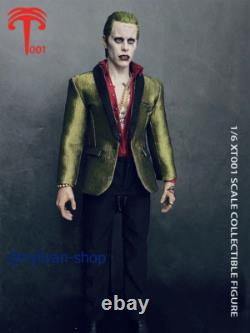 XT001 1/6 Green Suit Joker Jared Leto Full Set 12''Action Figure Doll Model Toy